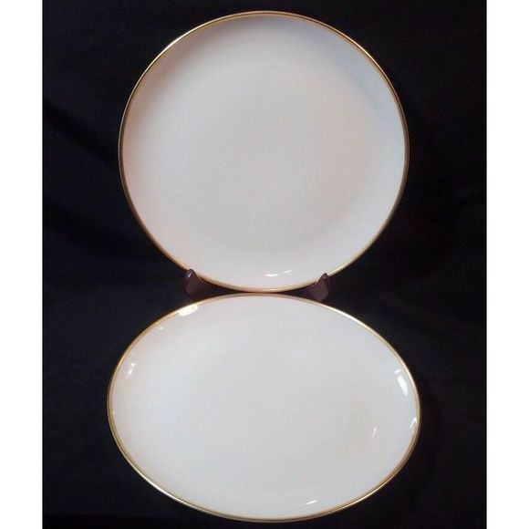 1 Lefton Simplicity 1931. White Gold Dinner Plate - Picture 3 of 8